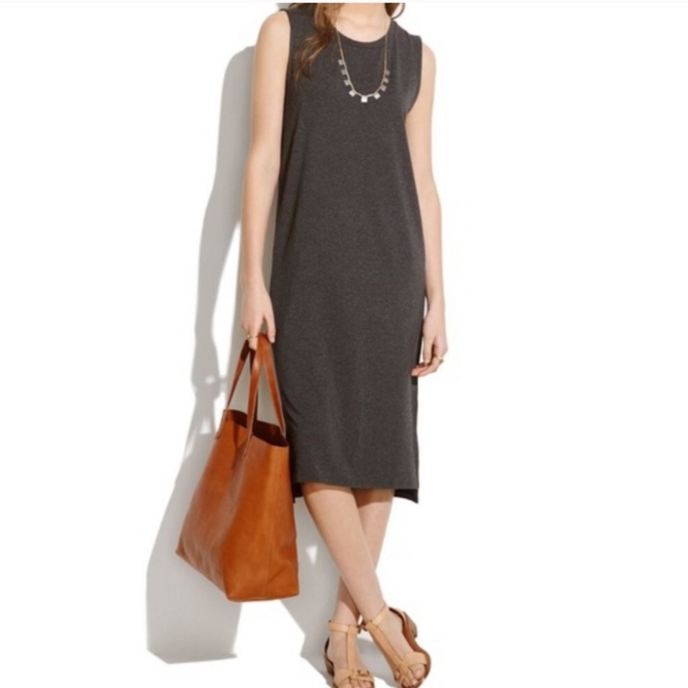 Madewell sleeveless tshirt dress